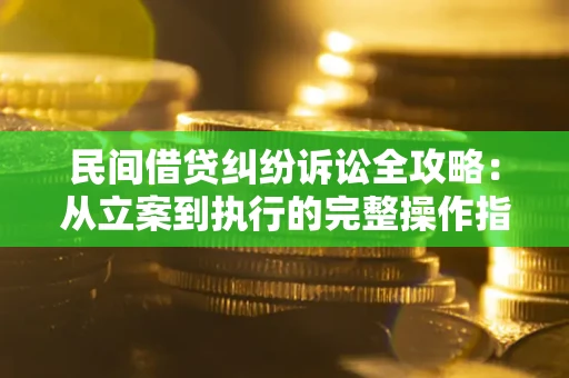 济南民间借贷纠纷诉讼全攻略：从立案到执行的完整操作指南