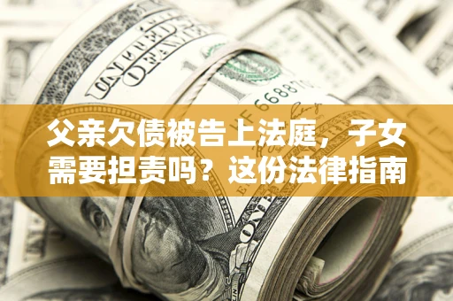 济南父亲欠债被告上法庭，子女需要担责吗？这份法律指南必须看完