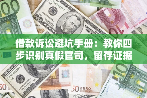 济南借款诉讼避坑手册：教你四步识别真假官司，留存证据不踩雷