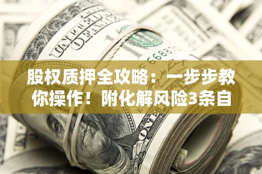 济南股权质押全攻略：一步步教你操作！附化解风险3条自救法则