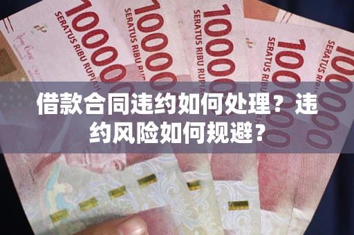 济南借款合同违约如何处理？违约风险如何规避？