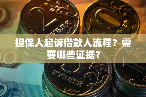 济南担保人起诉借款人流程？需要哪些证据？