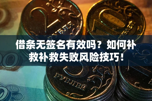 济南借条无签名有效吗？如何补救补救失败风险技巧！